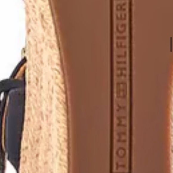 Tommy Hilfiger TWGALLIE Espadrilles Women Wedges Ankle Buckle Blu Sandals9.5 NWT - Picture 5 of 12